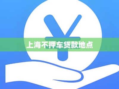 上海不押车贷款地点