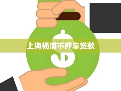上海杨浦不押车贷款